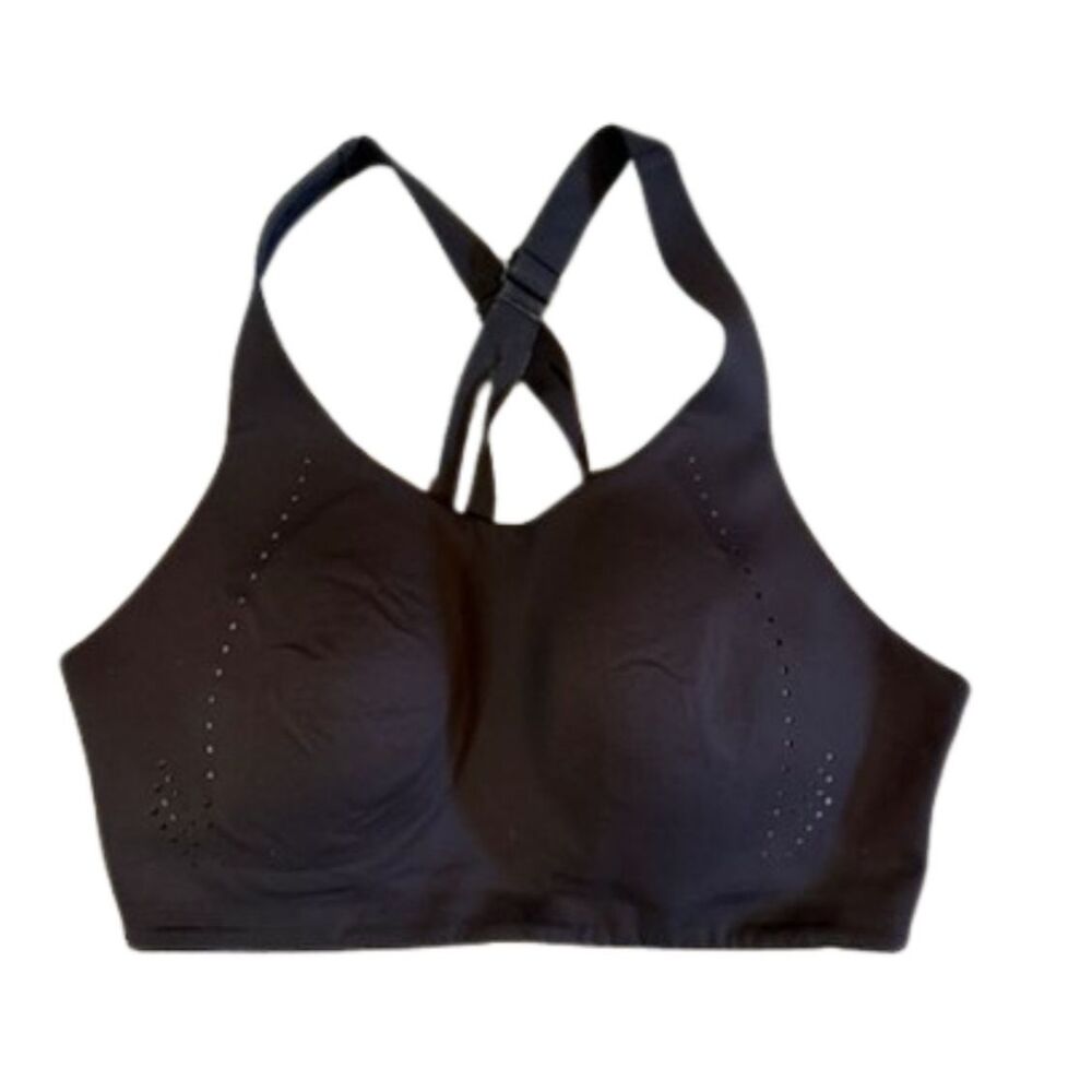 Lululemon Run Times Bra 36D Black High Support Running Sports Bra